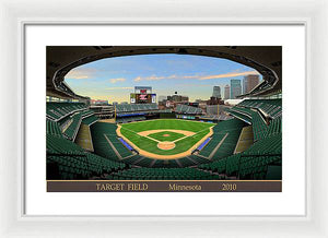 Target Field 2010 - Framed Print