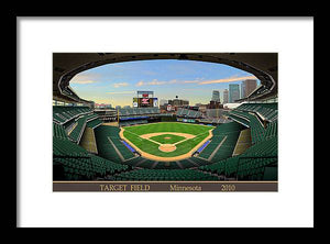 Target Field 2010 - Framed Print