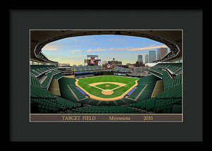 Target Field 2010 - Framed Print