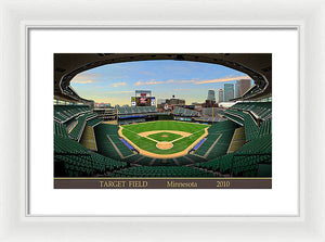 Target Field 2010 - Framed Print