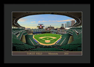 Target Field 2010 - Framed Print