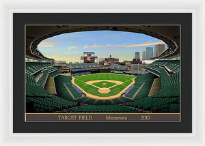 Target Field 2010 - Framed Print