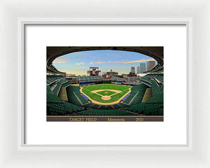 Target Field 2010 - Framed Print