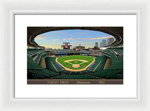 Target Field 2010 - Framed Print