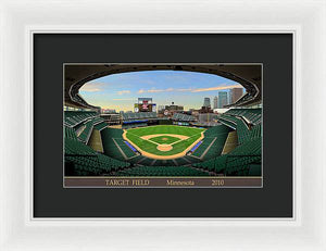 Target Field 2010 - Framed Print