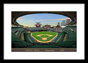 Target Field 2010 - Framed Print