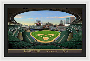 Target Field 2010 - Framed Print