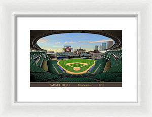 Target Field 2010 - Framed Print