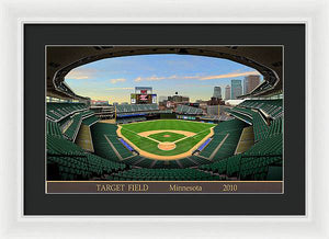 Target Field 2010 - Framed Print