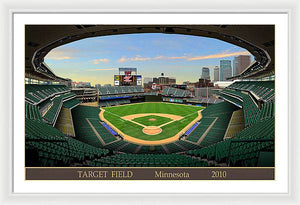 Target Field 2010 - Framed Print