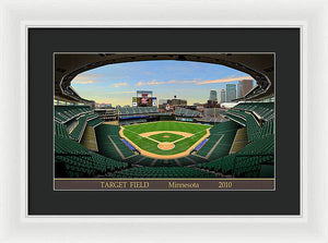 Target Field 2010 - Framed Print