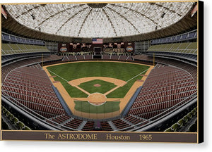 The Astrodome 1965 - Canvas Print