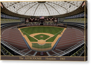 The Astrodome 1965 - Canvas Print