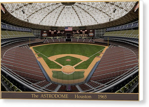 The Astrodome 1965 - Canvas Print