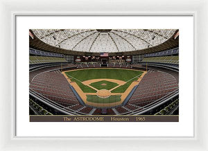 The Astrodome 1965 - Framed Print