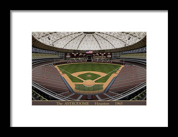 The Astrodome 1965 - Framed Print