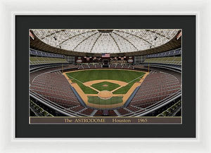 The Astrodome 1965 - Framed Print