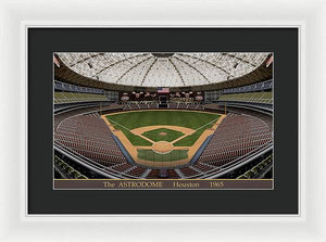 The Astrodome 1965 - Framed Print