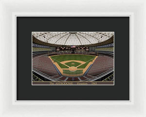 The Astrodome 1965 - Framed Print