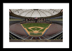 The Astrodome 1965 - Framed Print