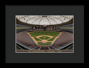 The Astrodome 1965 - Framed Print