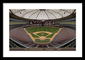 The Astrodome 1965 - Framed Print