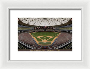 The Astrodome 1965 - Framed Print