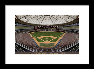 The Astrodome 1965 - Framed Print