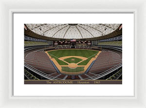 The Astrodome 1965 - Framed Print