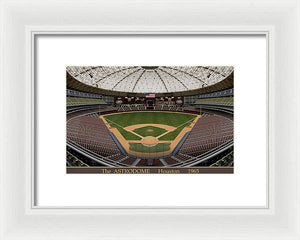 The Astrodome 1965 - Framed Print