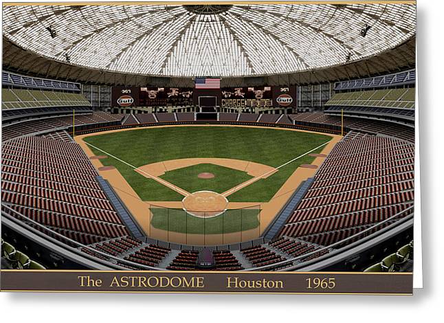 The Astrodome 1965 - Greeting Card