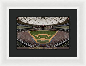 The Astrodome 1965 - Framed Print