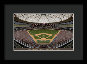 The Astrodome 1965 - Framed Print