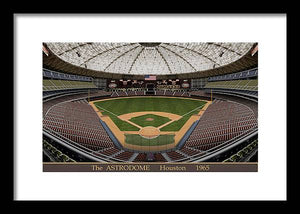 The Astrodome 1965 - Framed Print