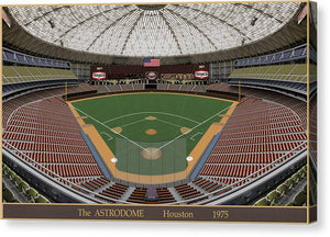 The Astrodome 1975 - Canvas Print