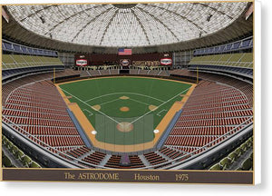 The Astrodome 1975 - Canvas Print