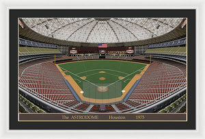 The Astrodome 1975 - Framed Print