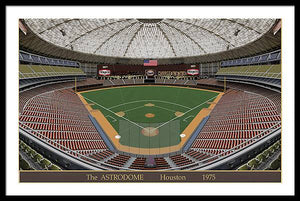 The Astrodome 1975 - Framed Print