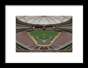 The Astrodome 1975 - Framed Print