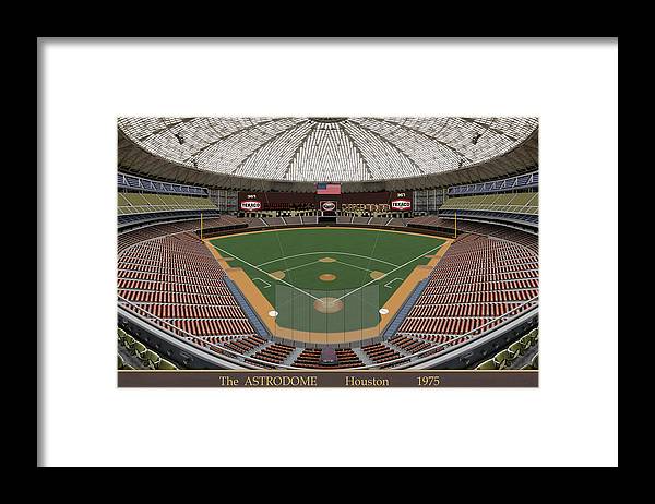 The Astrodome 1975 - Framed Print