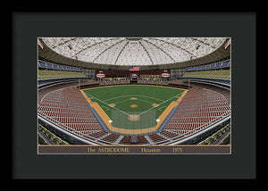 The Astrodome 1975 - Framed Print