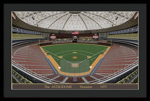 The Astrodome 1975 - Framed Print