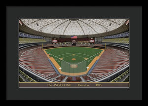 The Astrodome 1975 - Framed Print