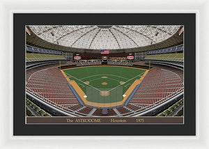 The Astrodome 1975 - Framed Print