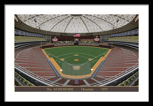 The Astrodome 1975 - Framed Print