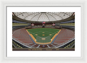 The Astrodome 1975 - Framed Print