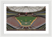 Load image into Gallery viewer, The Astrodome 1975 - Framed Print
