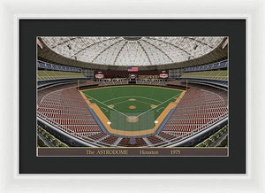 The Astrodome 1975 - Framed Print