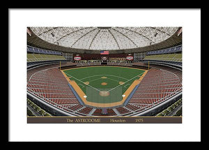 The Astrodome 1975 - Framed Print