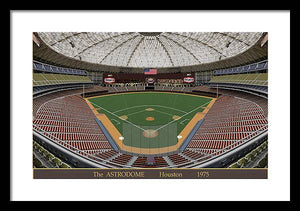 The Astrodome 1975 - Framed Print